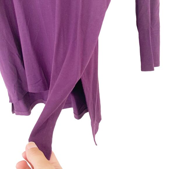 Eileen Fisher Purple Long Sleeve Turtleneck Sz S - Picture 4 of 6
